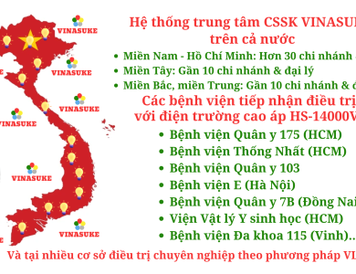 Thiết bị điện trường cao áp HS-14000Vp được sử dụng để điều trị ở những bệnh viện nào?