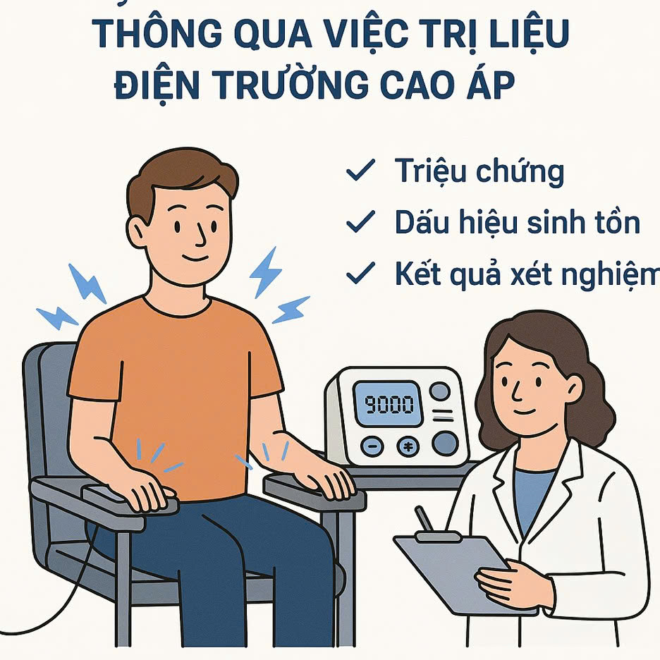 Cách đánh giá cải thiện sức khỏe thông qua việc trị liệu điện trường cao áp