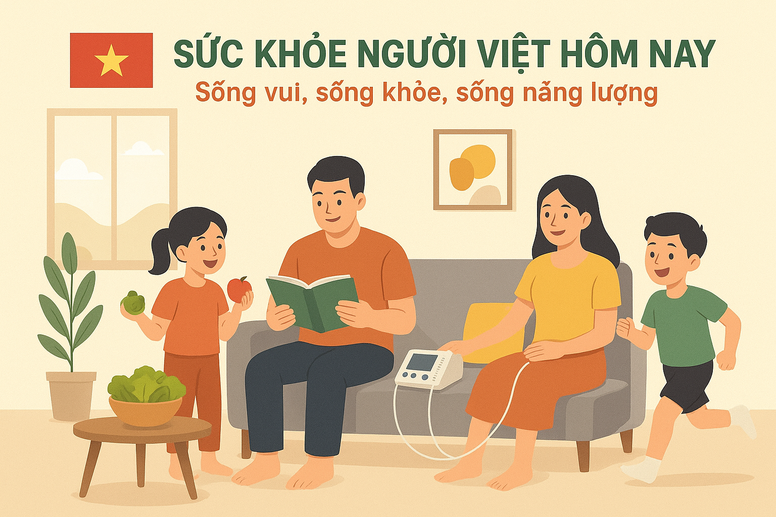 Việt Nam sức khỏe người Việt hôm nay – Sống vui, sống khỏe, sống năng lượng